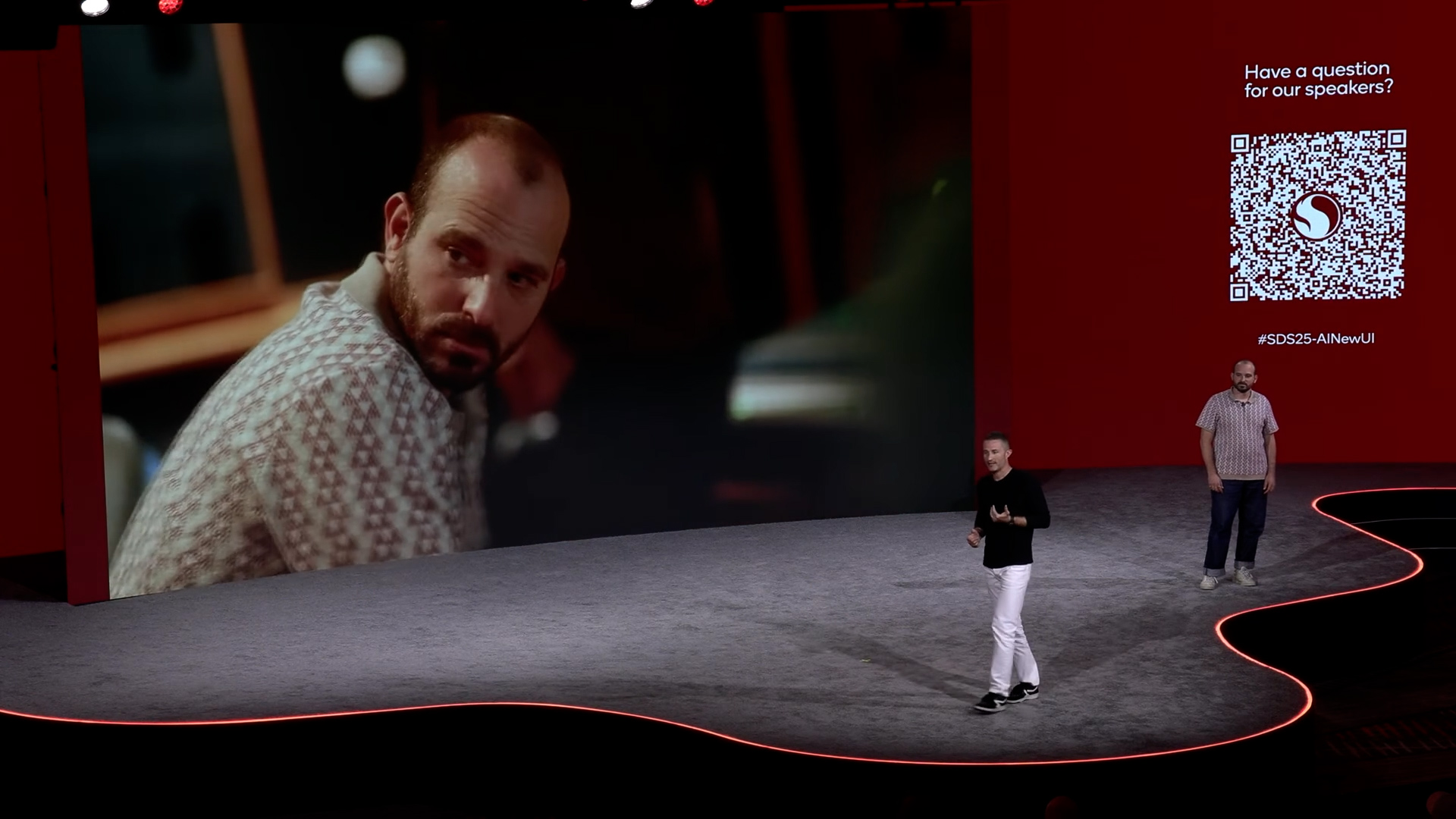 One Take Audio keynote on stage at Snapdragon Summit 2025
